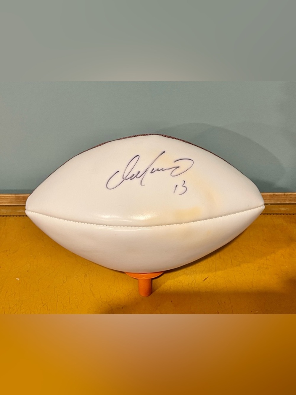 Authentic Dan Marino Signed Football and Tee